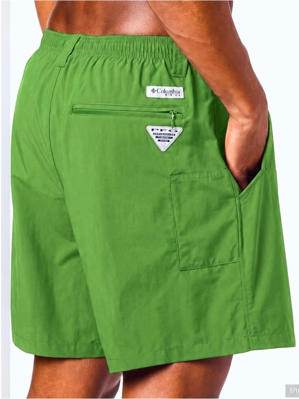 Columbia PFG Backcast III Water Shorts XXL Green UPF 50 Swim Trunks NWT
